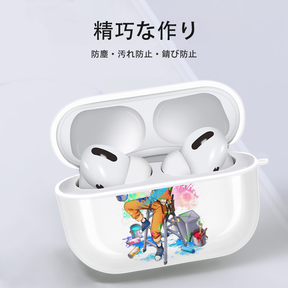 文豪ストレイドッグス Bungo Stray Dogs 【AirPods Pro用】ハードシェル保護ケース 耐衝撃・防指紋・カラビナ付き商品仕様