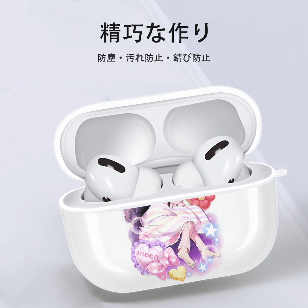 文豪ストレイドッグス Bungo Stray Dogs 【AirPods Pro用】ハードシェル保護ケース 耐衝撃・防指紋・カラビナ付き商品仕様