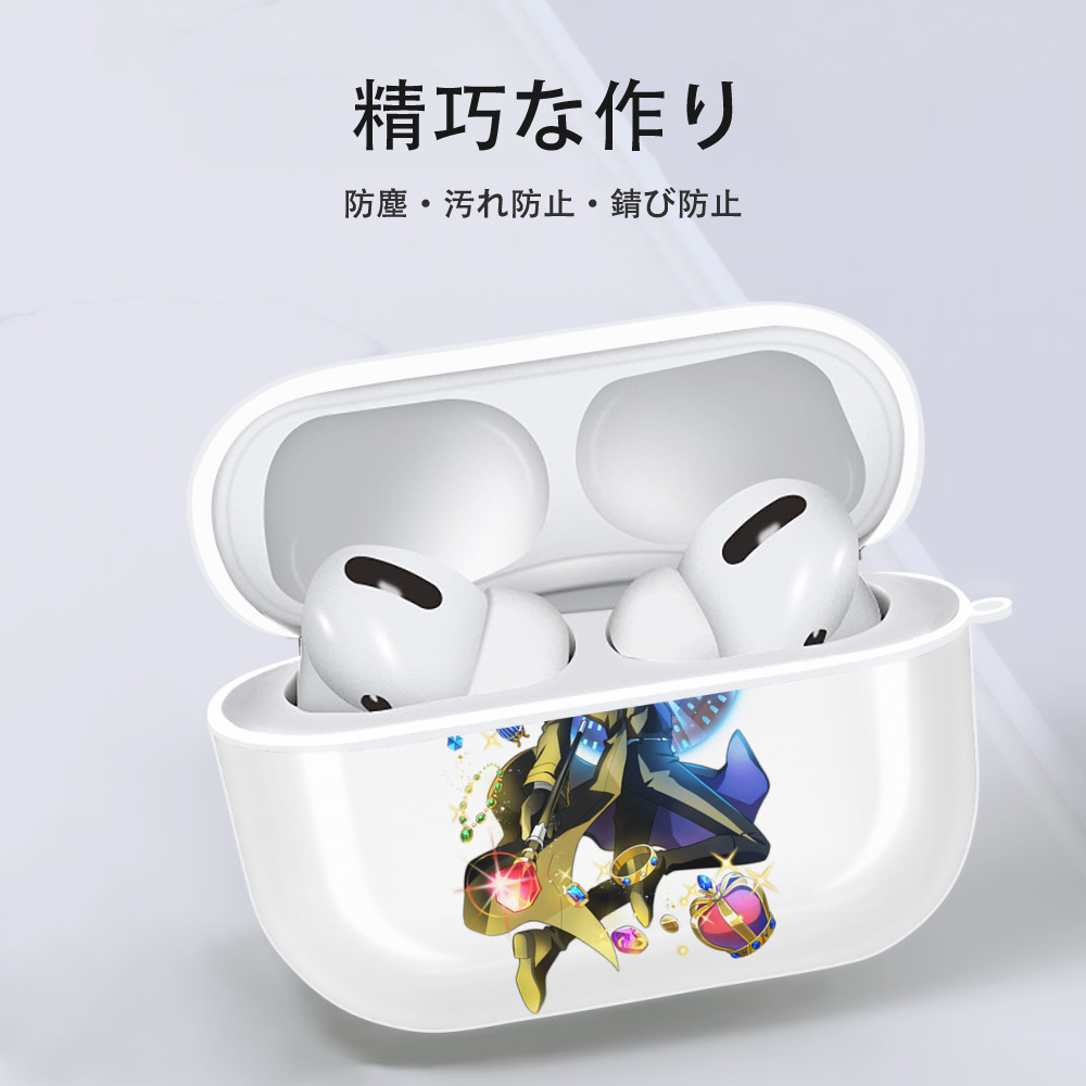 文豪ストレイドッグス Bungo Stray Dogs 【AirPods Pro用】ハードシェル保護ケース 耐衝撃・防指紋・カラビナ付き商品仕様
