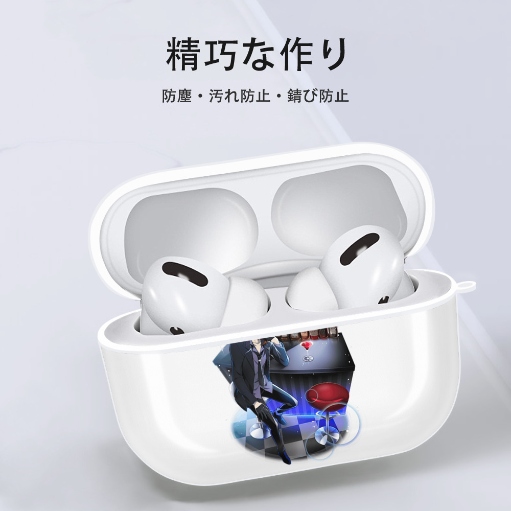 文豪ストレイドッグス Bungo Stray Dogs 【AirPods Pro用】ハードシェル保護ケース 耐衝撃・防指紋・カラビナ付き商品仕様