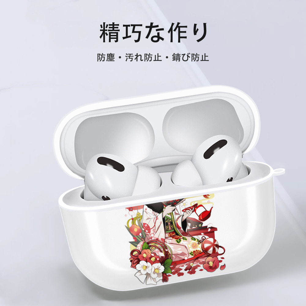 文豪ストレイドッグス Bungo Stray Dogs 【AirPods Pro用】ハードシェル保護ケース 耐衝撃・防指紋・カラビナ付き商品仕様