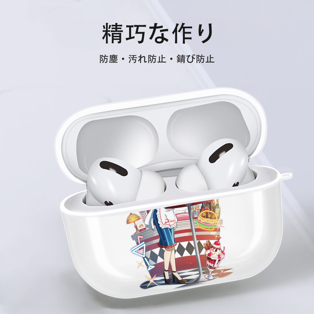 文豪ストレイドッグス Bungo Stray Dogs 【AirPods Pro用】ハードシェル保護ケース 耐衝撃・防指紋・カラビナ付き商品仕様