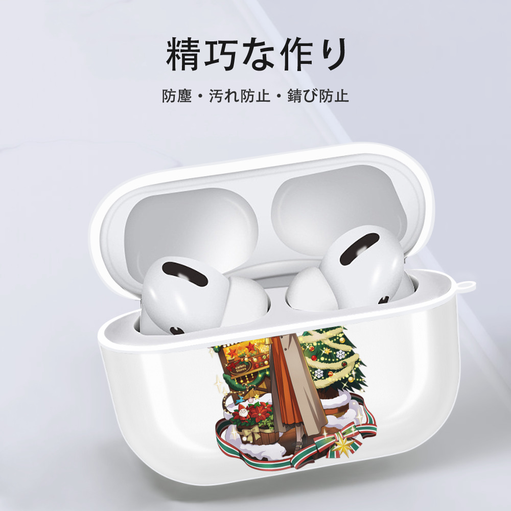 文豪ストレイドッグス Bungo Stray Dogs 【AirPods Pro用】ハードシェル保護ケース 耐衝撃・防指紋・カラビナ付き商品仕様