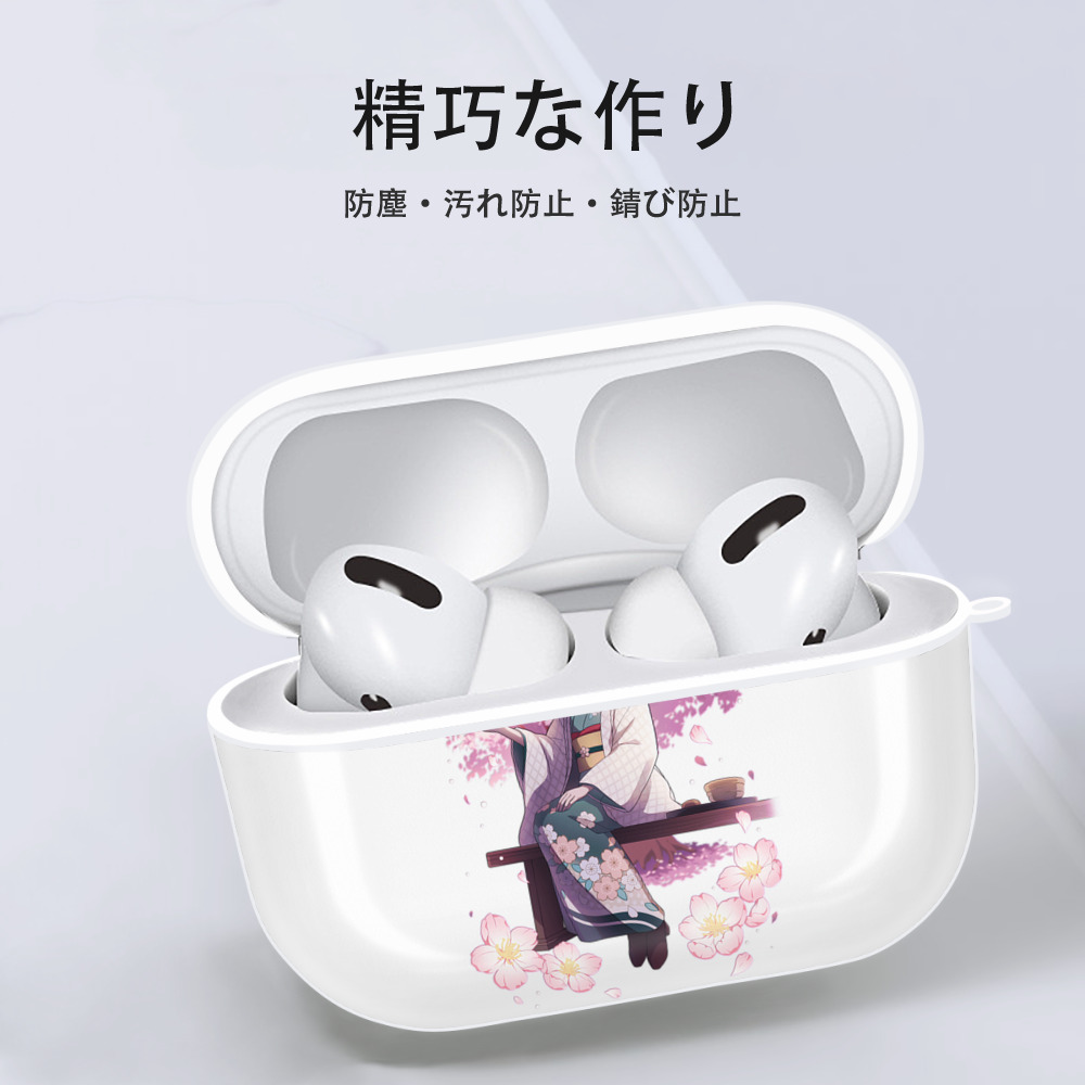 文豪ストレイドッグス Bungo Stray Dogs 【AirPods Pro用】ハードシェル保護ケース 耐衝撃・防指紋・カラビナ付き商品仕様