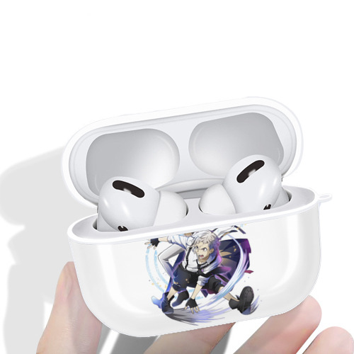 文豪ストレイドッグス Bungo Stray Dogs 【AirPods Pro用】ハードシェル保護ケース 耐衝撃・防指紋・カラビナ付き商品仕様