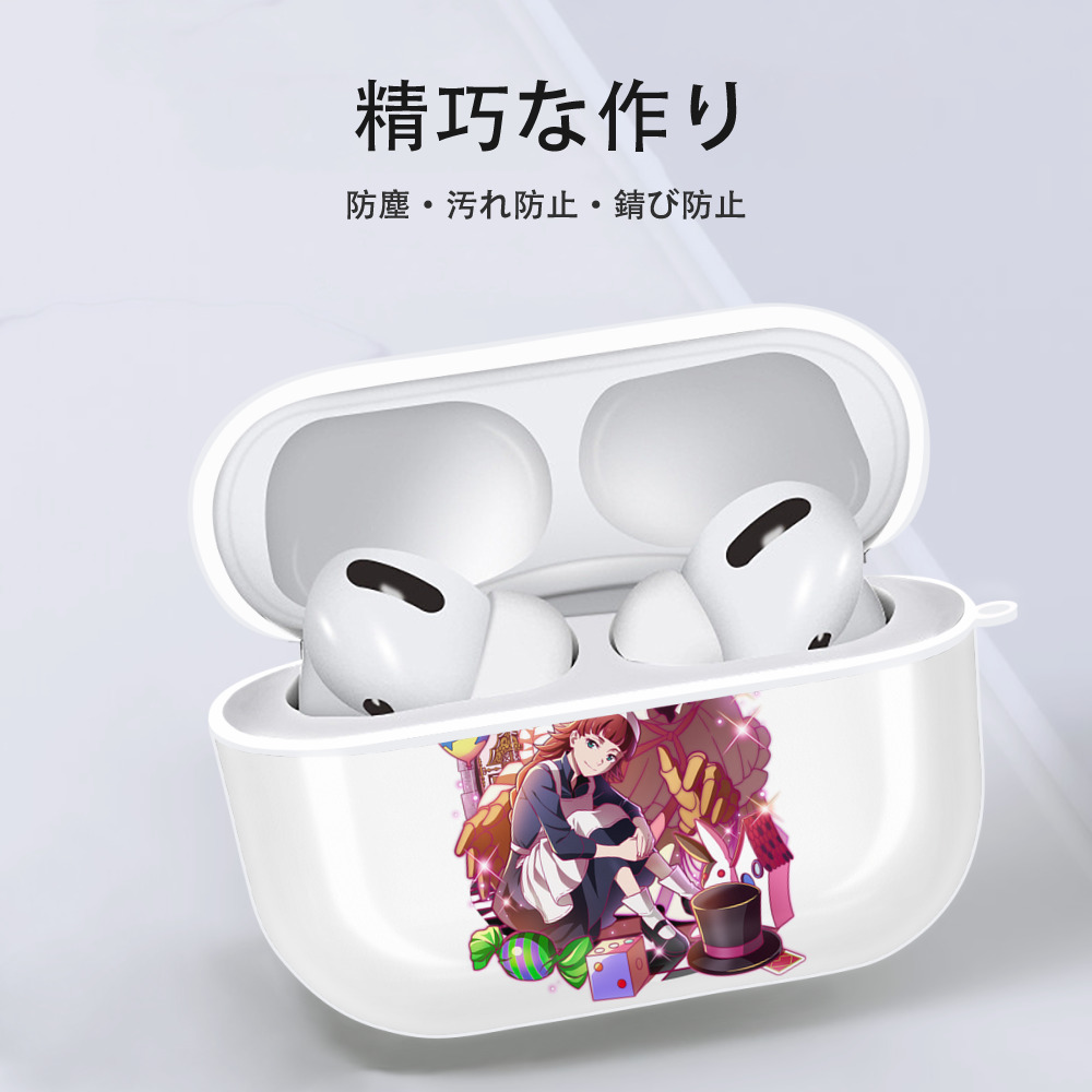 文豪ストレイドッグス Bungo Stray Dogs 【AirPods Pro用】ハードシェル保護ケース 耐衝撃・防指紋・カラビナ付き商品仕様