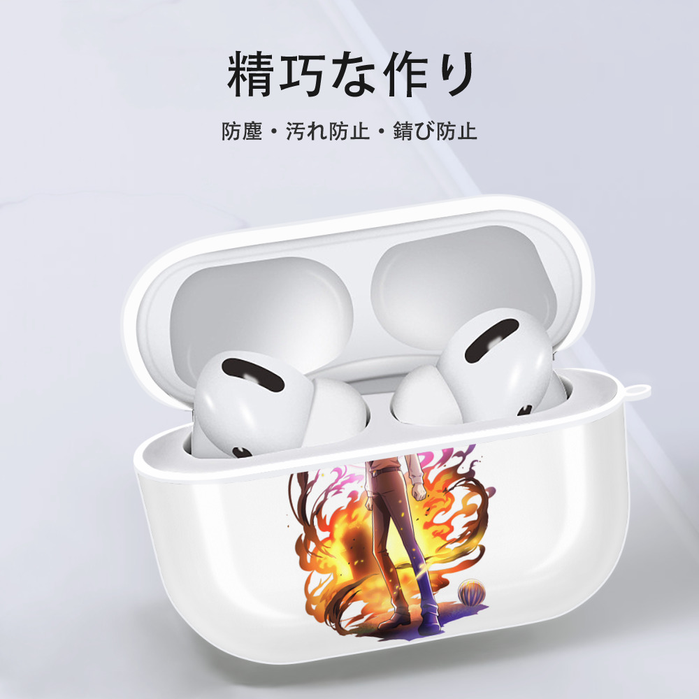 文豪ストレイドッグス Bungo Stray Dogs 【AirPods Pro用】ハードシェル保護ケース 耐衝撃・防指紋・カラビナ付き商品仕様