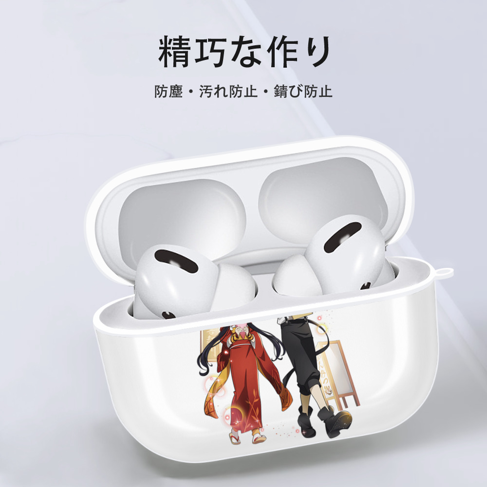 文豪ストレイドッグス Bungo Stray Dogs 【AirPods Pro用】ハードシェル保護ケース 耐衝撃・防指紋・カラビナ付き商品仕様