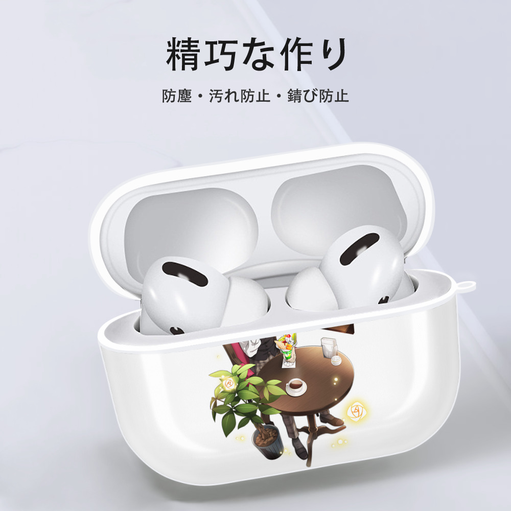 文豪ストレイドッグス Bungo Stray Dogs 【AirPods Pro用】ハードシェル保護ケース 耐衝撃・防指紋・カラビナ付き商品仕様