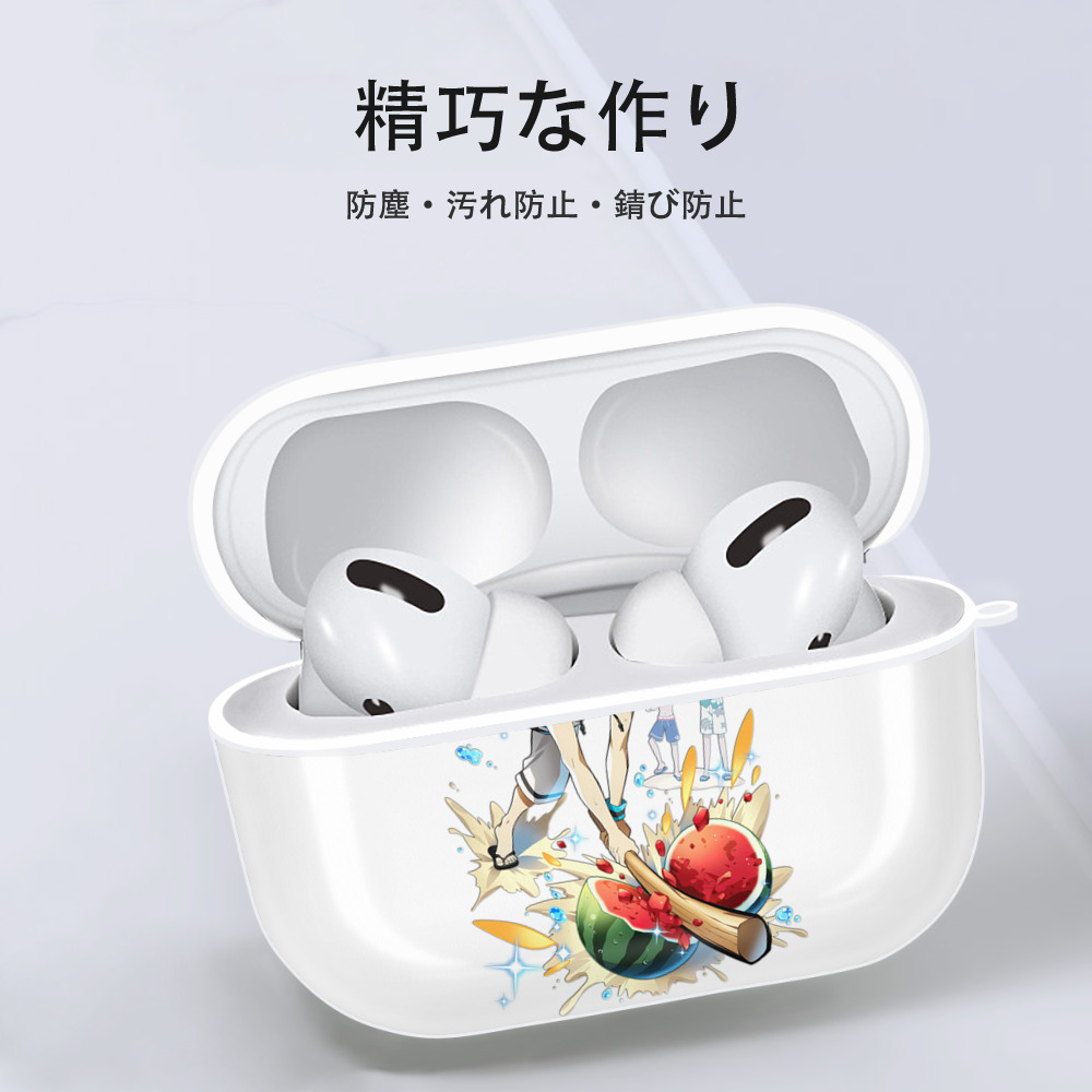 文豪ストレイドッグス Bungo Stray Dogs 【AirPods Pro用】ハードシェル保護ケース 耐衝撃・防指紋・カラビナ付き商品仕様