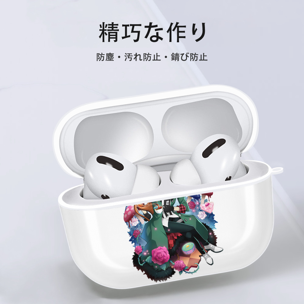 文豪ストレイドッグス Bungo Stray Dogs 【AirPods Pro用】ハードシェル保護ケース 耐衝撃・防指紋・カラビナ付き商品仕様