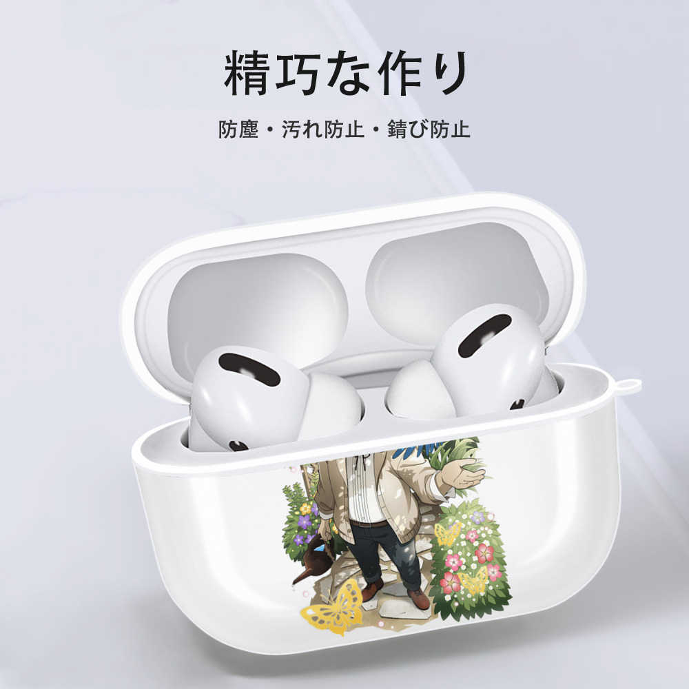 文豪ストレイドッグス Bungo Stray Dogs 【AirPods Pro用】ハードシェル保護ケース 耐衝撃・防指紋・カラビナ付き商品仕様