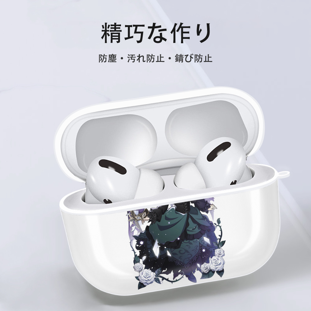 文豪ストレイドッグス Bungo Stray Dogs 【AirPods Pro用】ハードシェル保護ケース 耐衝撃・防指紋・カラビナ付き商品仕様