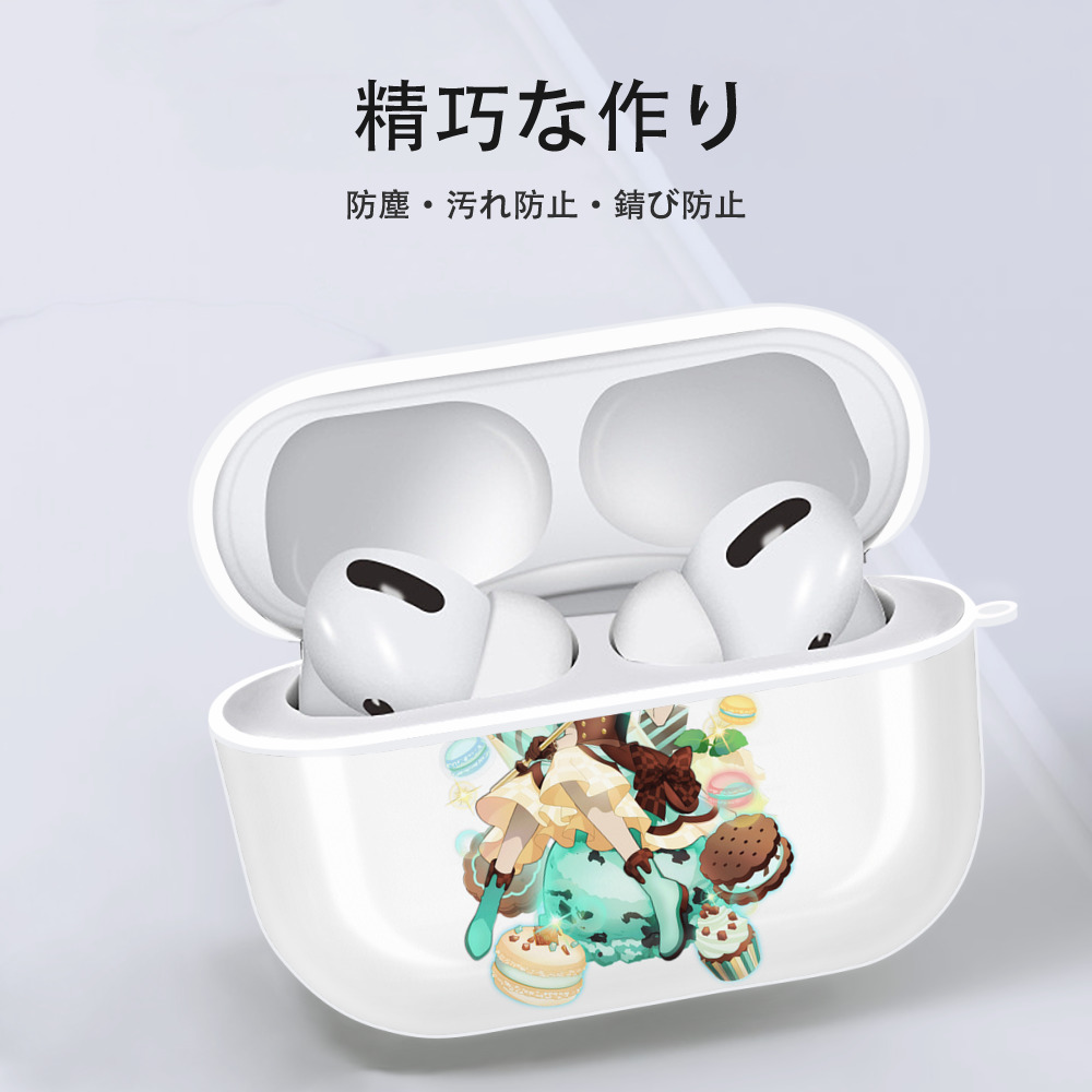 文豪ストレイドッグス Bungo Stray Dogs 【AirPods Pro用】ハードシェル保護ケース 耐衝撃・防指紋・カラビナ付き商品仕様