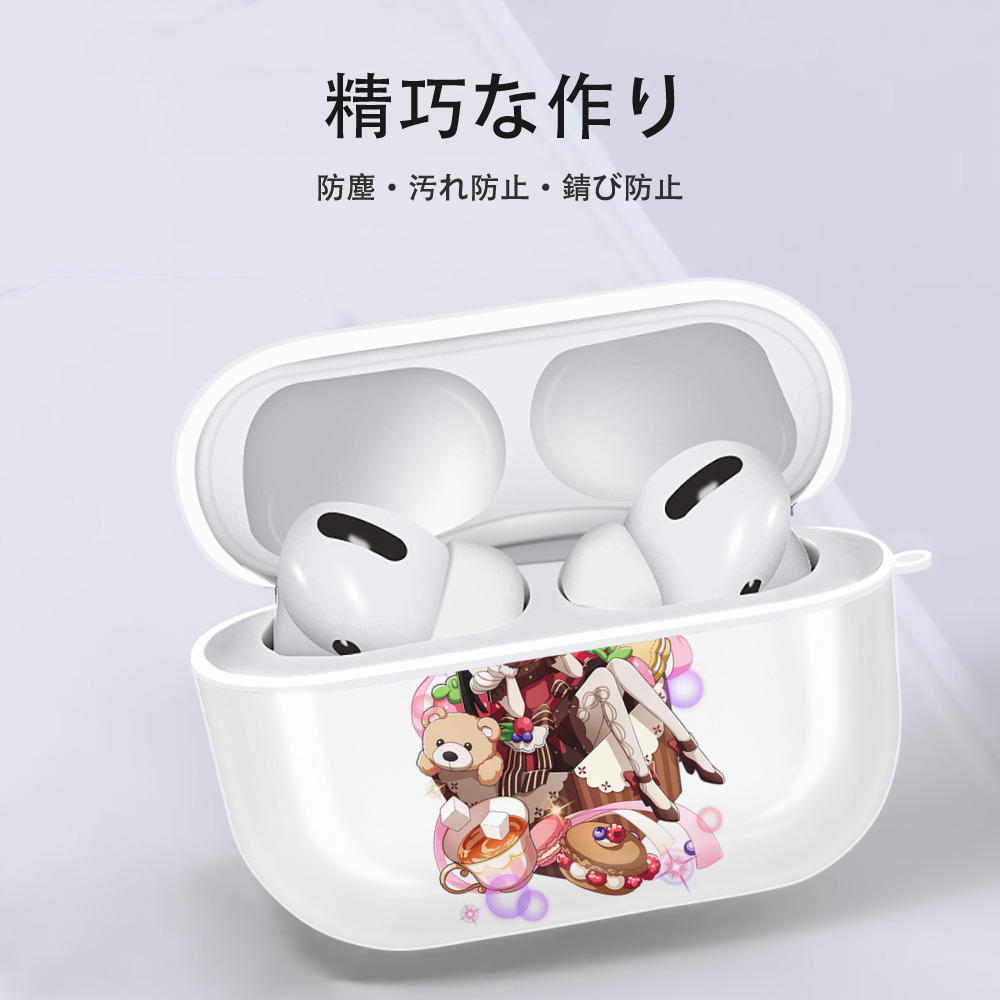 文豪ストレイドッグス Bungo Stray Dogs 【AirPods Pro用】ハードシェル保護ケース 耐衝撃・防指紋・カラビナ付き商品仕様