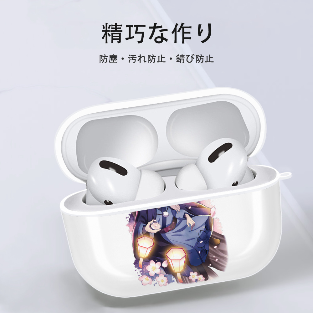 文豪ストレイドッグス Bungo Stray Dogs 【AirPods Pro用】ハードシェル保護ケース 耐衝撃・防指紋・カラビナ付き商品仕様