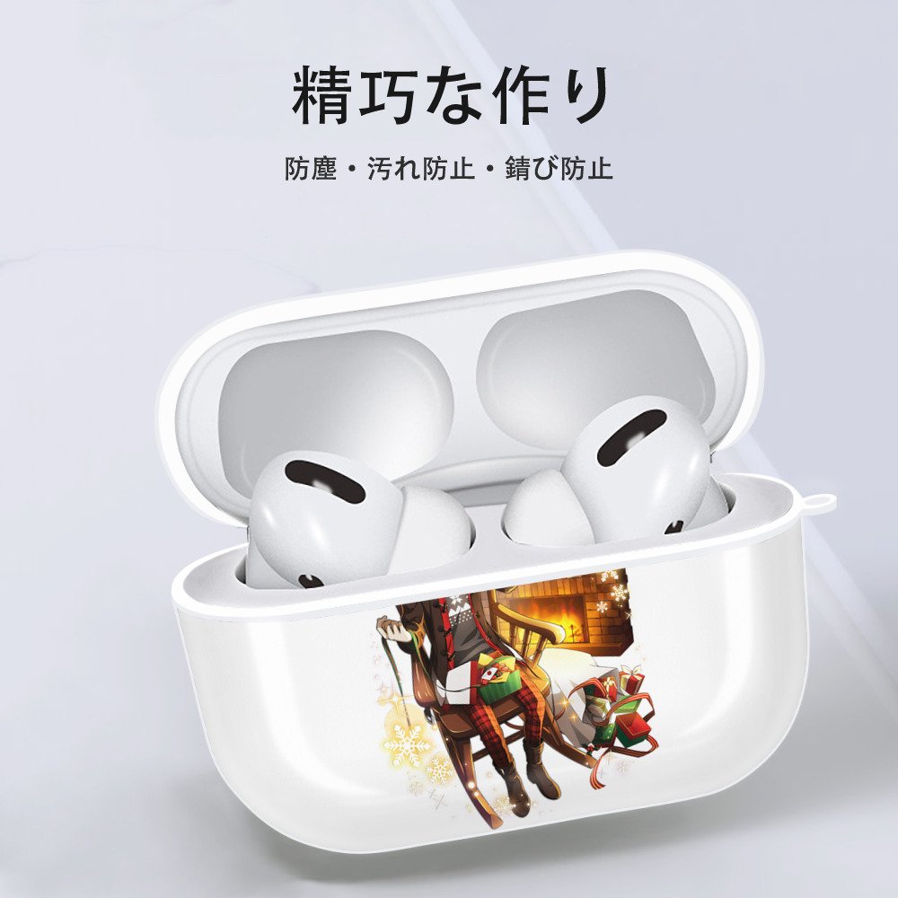 文豪ストレイドッグス Bungo Stray Dogs 【AirPods Pro用】ハードシェル保護ケース 耐衝撃・防指紋・カラビナ付き商品仕様