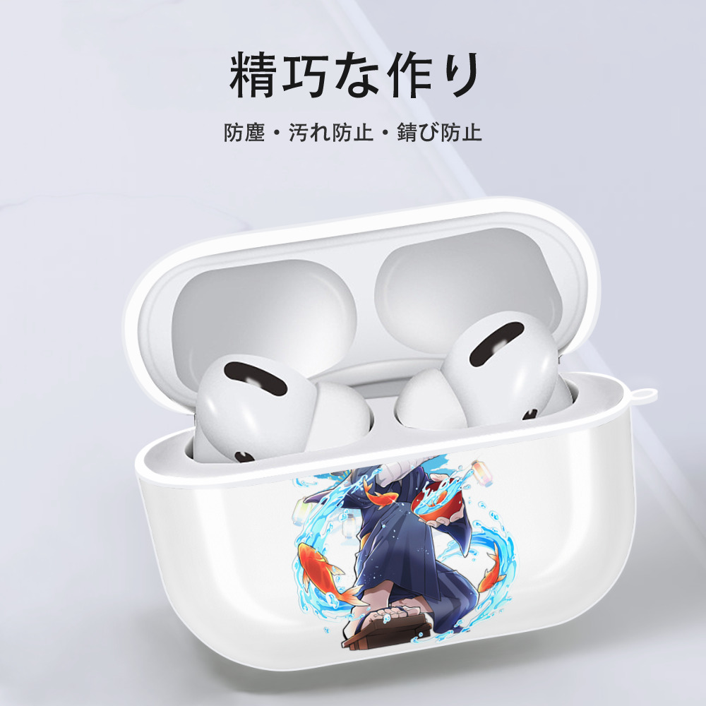 文豪ストレイドッグス Bungo Stray Dogs 【AirPods Pro用】ハードシェル保護ケース 耐衝撃・防指紋・カラビナ付き商品仕様