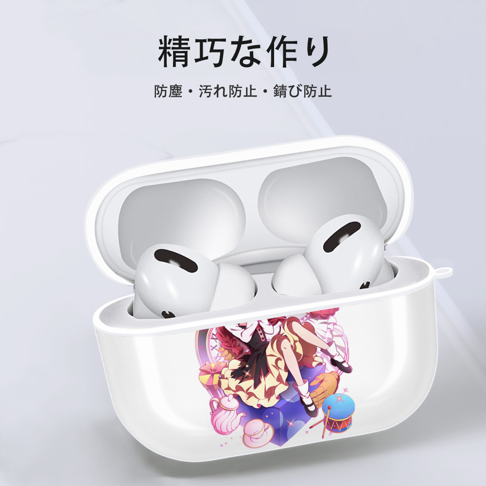 文豪ストレイドッグス Bungo Stray Dogs 【AirPods Pro用】ハードシェル保護ケース 耐衝撃・防指紋・カラビナ付き商品仕様