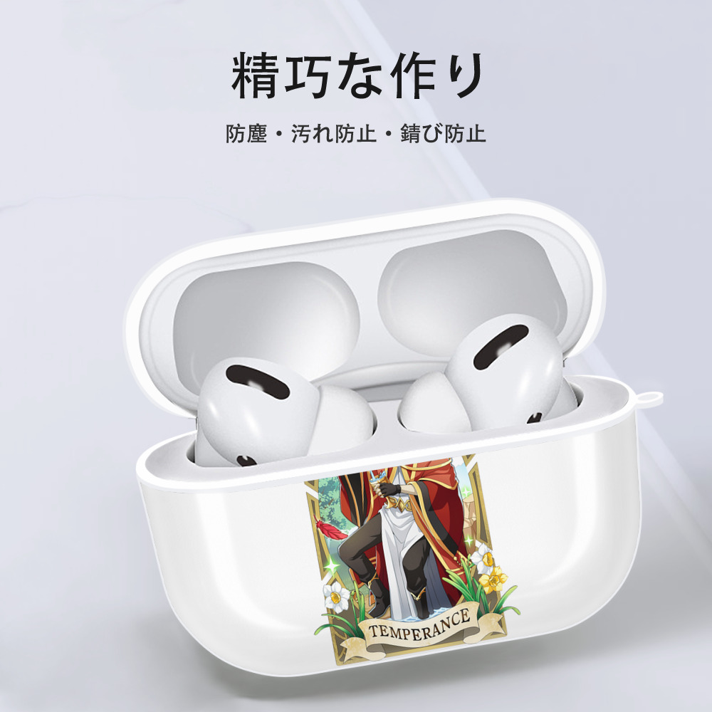 文豪ストレイドッグス Bungo Stray Dogs 【AirPods Pro用】ハードシェル保護ケース 耐衝撃・防指紋・カラビナ付き商品仕様