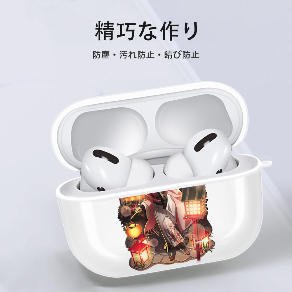 文豪ストレイドッグス Bungo Stray Dogs 【AirPods Pro用】ハードシェル保護ケース 耐衝撃・防指紋・カラビナ付き商品仕様