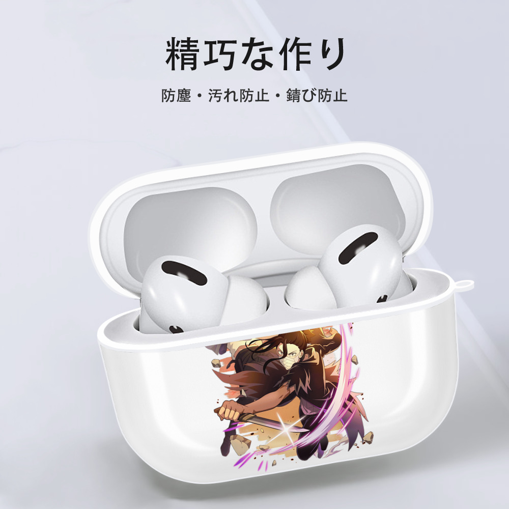 文豪ストレイドッグス Bungo Stray Dogs 【AirPods Pro用】ハードシェル保護ケース 耐衝撃・防指紋・カラビナ付き商品仕様