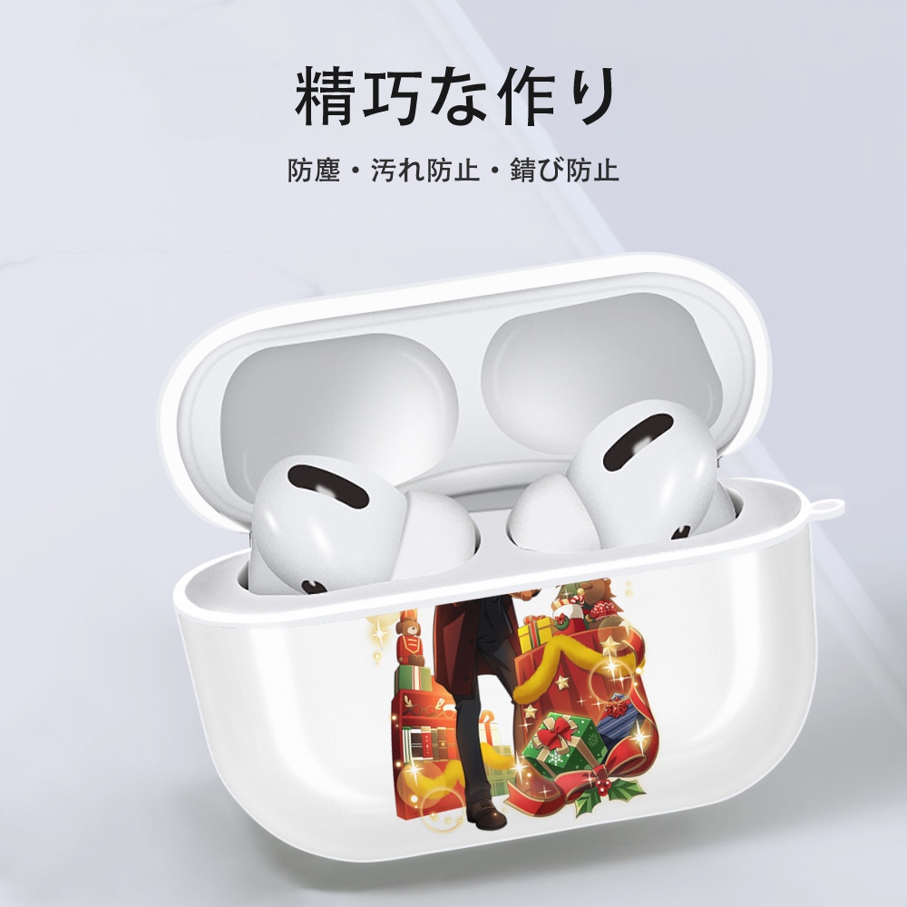 文豪ストレイドッグス Bungo Stray Dogs 【AirPods Pro用】ハードシェル保護ケース 耐衝撃・防指紋・カラビナ付き商品仕様