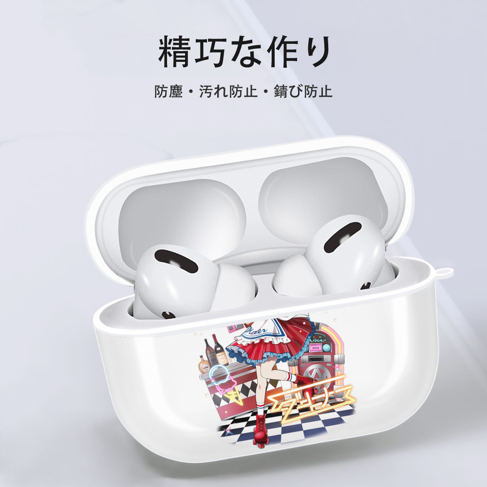 文豪ストレイドッグス Bungo Stray Dogs 【AirPods Pro用】ハードシェル保護ケース 耐衝撃・防指紋・カラビナ付き商品仕様