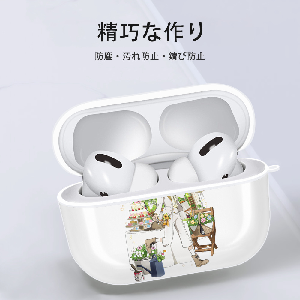 文豪ストレイドッグス Bungo Stray Dogs 【AirPods Pro用】ハードシェル保護ケース 耐衝撃・防指紋・カラビナ付き商品仕様