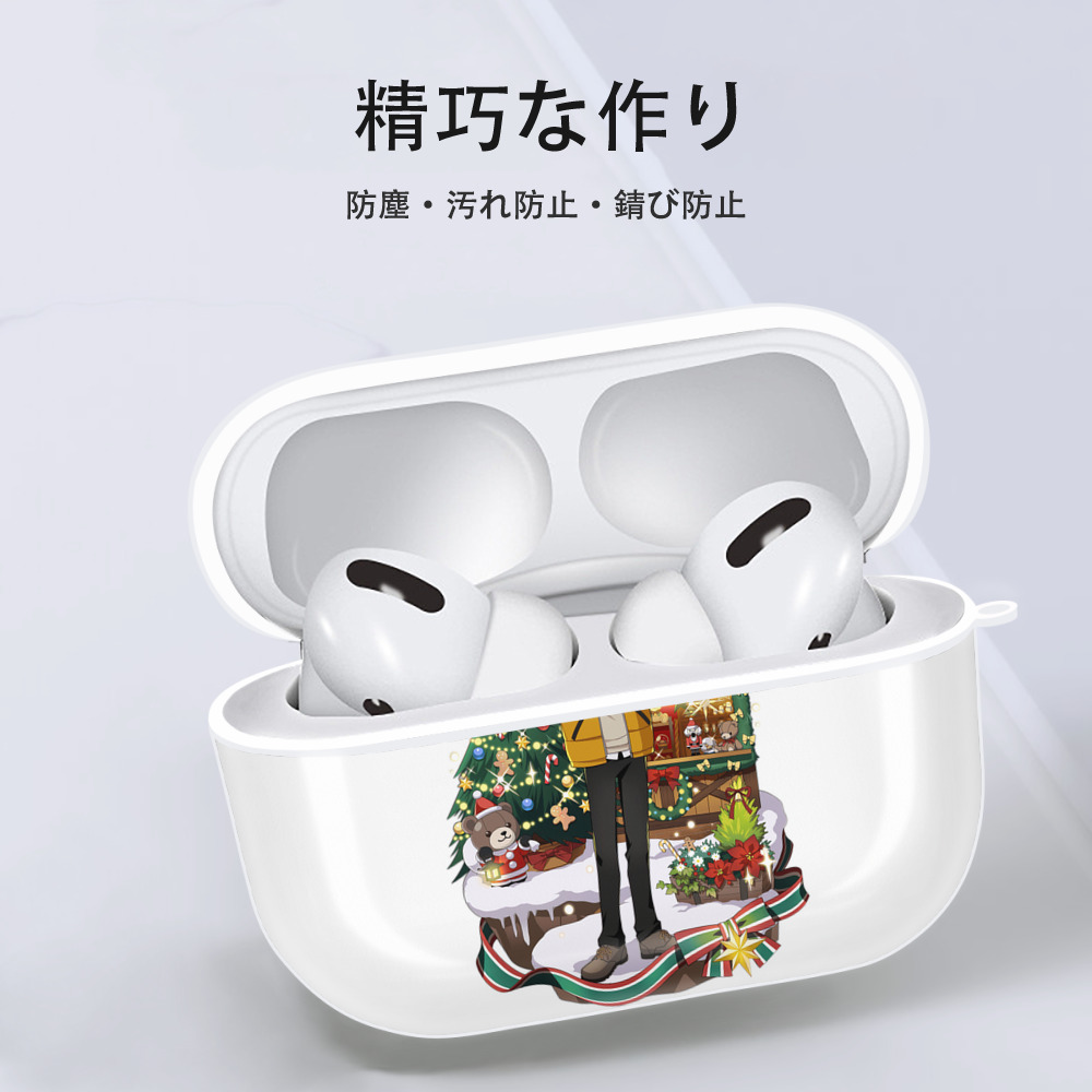 文豪ストレイドッグス Bungo Stray Dogs 【AirPods Pro用】ハードシェル保護ケース 耐衝撃・防指紋・カラビナ付き商品仕様