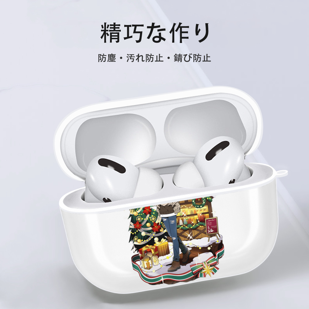 文豪ストレイドッグス Bungo Stray Dogs 【AirPods Pro用】ハードシェル保護ケース 耐衝撃・防指紋・カラビナ付き商品仕様