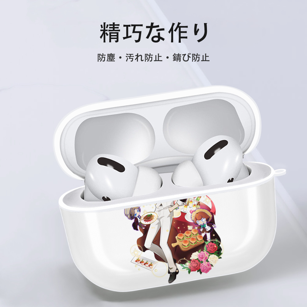 文豪ストレイドッグス Bungo Stray Dogs 【AirPods Pro用】ハードシェル保護ケース 耐衝撃・防指紋・カラビナ付き商品仕様
