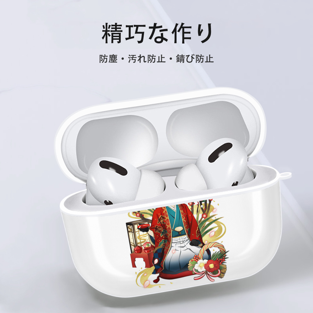 文豪ストレイドッグス Bungo Stray Dogs 【AirPods Pro用】ハードシェル保護ケース 耐衝撃・防指紋・カラビナ付き商品仕様