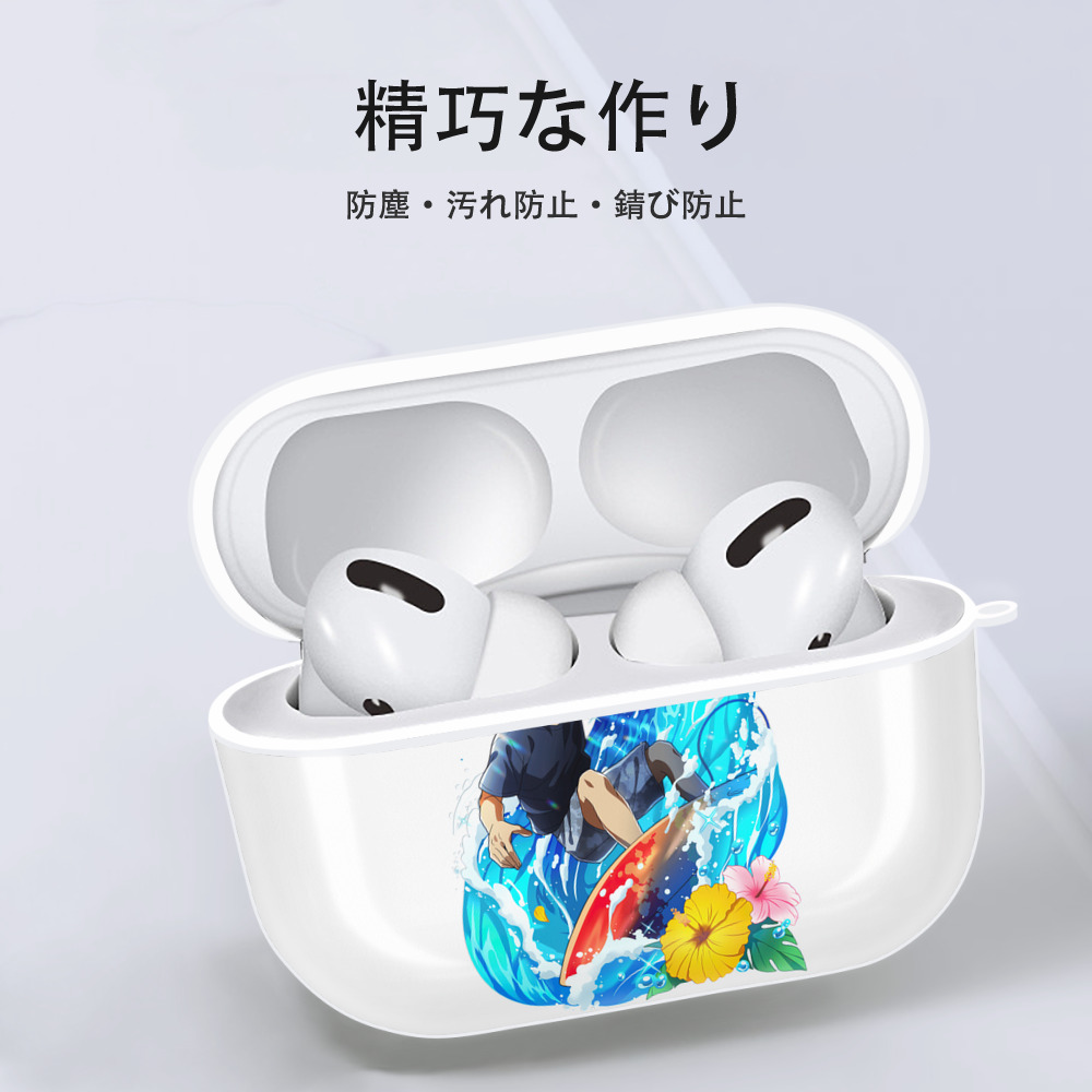 文豪ストレイドッグス Bungo Stray Dogs 【AirPods Pro用】ハードシェル保護ケース 耐衝撃・防指紋・カラビナ付き商品仕様