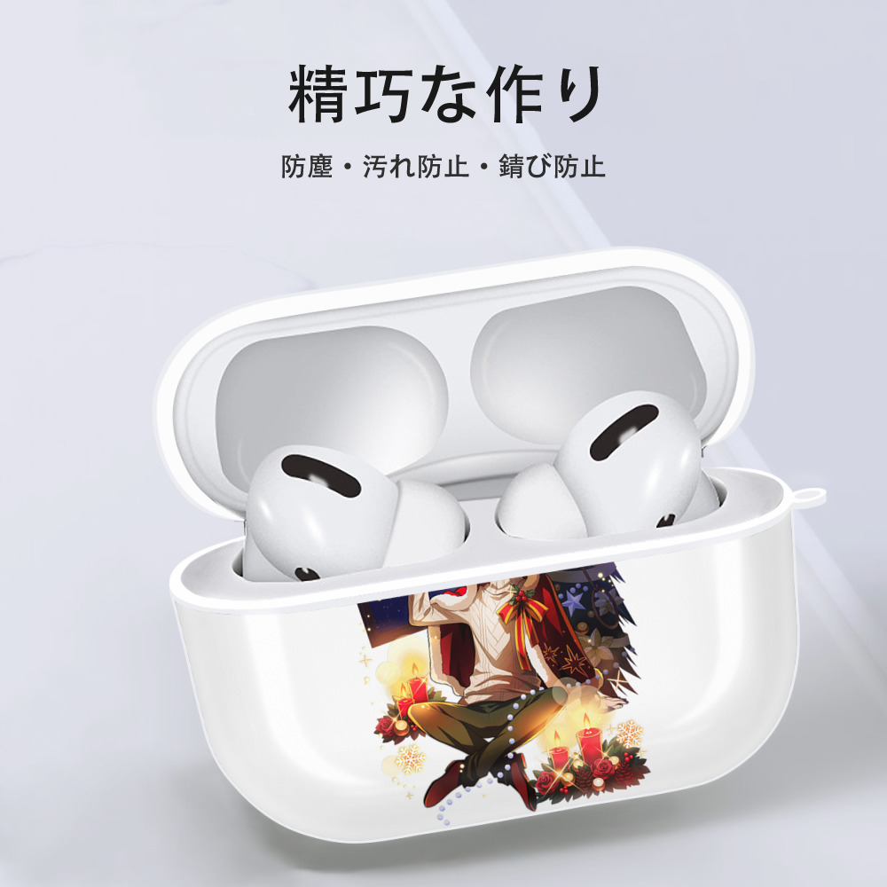文豪ストレイドッグス Bungo Stray Dogs 【AirPods Pro用】ハードシェル保護ケース 耐衝撃・防指紋・カラビナ付き商品仕様