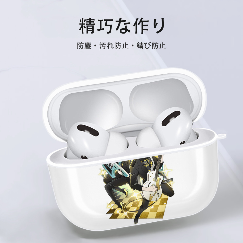 文豪ストレイドッグス Bungo Stray Dogs 【AirPods Pro用】ハードシェル保護ケース 耐衝撃・防指紋・カラビナ付き商品仕様
