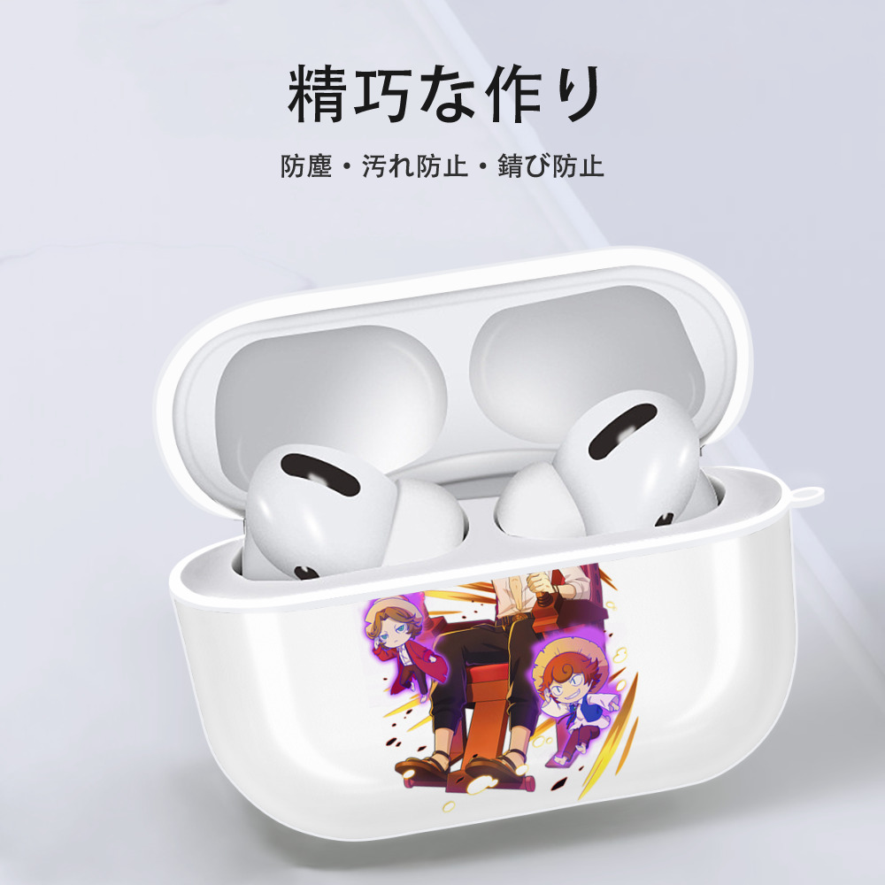 文豪ストレイドッグス Bungo Stray Dogs 【AirPods Pro用】ハードシェル保護ケース 耐衝撃・防指紋・カラビナ付き商品仕様