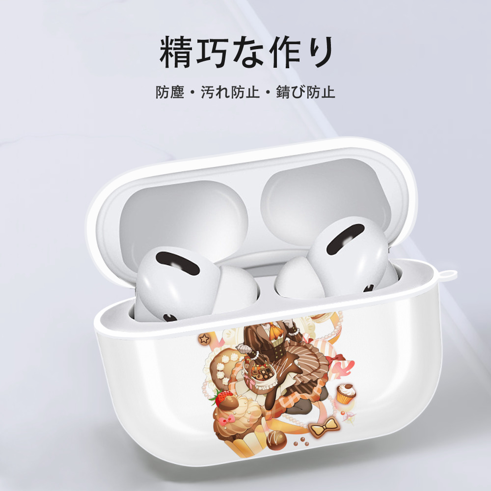 文豪ストレイドッグス Bungo Stray Dogs 【AirPods Pro用】ハードシェル保護ケース 耐衝撃・防指紋・カラビナ付き商品仕様