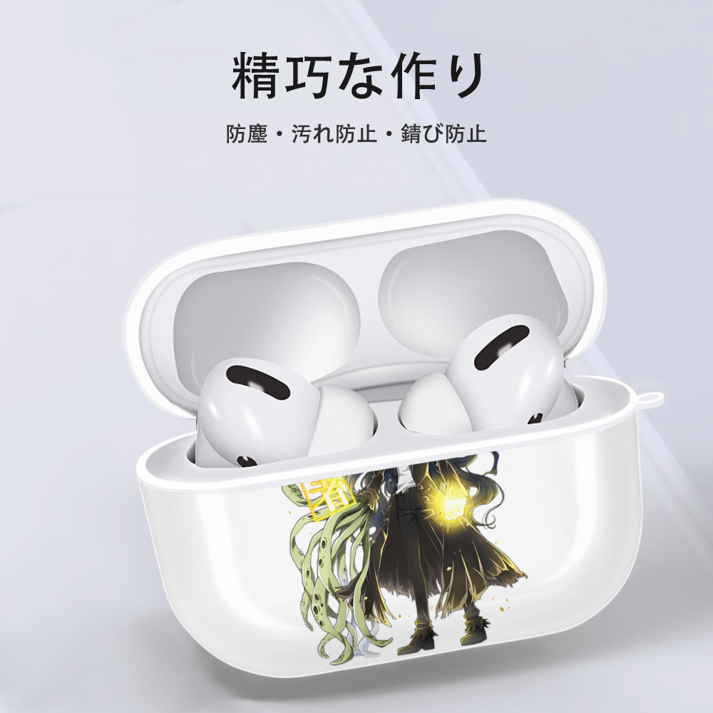 文豪ストレイドッグス Bungo Stray Dogs 【AirPods Pro用】ハードシェル保護ケース 耐衝撃・防指紋・カラビナ付き商品仕様