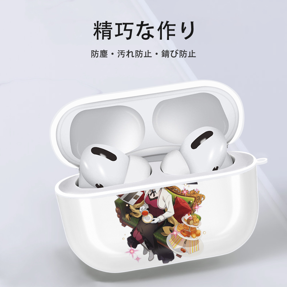 文豪ストレイドッグス Bungo Stray Dogs 【AirPods Pro用】ハードシェル保護ケース 耐衝撃・防指紋・カラビナ付き商品仕様