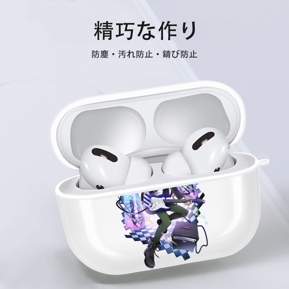 文豪ストレイドッグス Bungo Stray Dogs 【AirPods Pro用】ハードシェル保護ケース 耐衝撃・防指紋・カラビナ付き商品仕様
