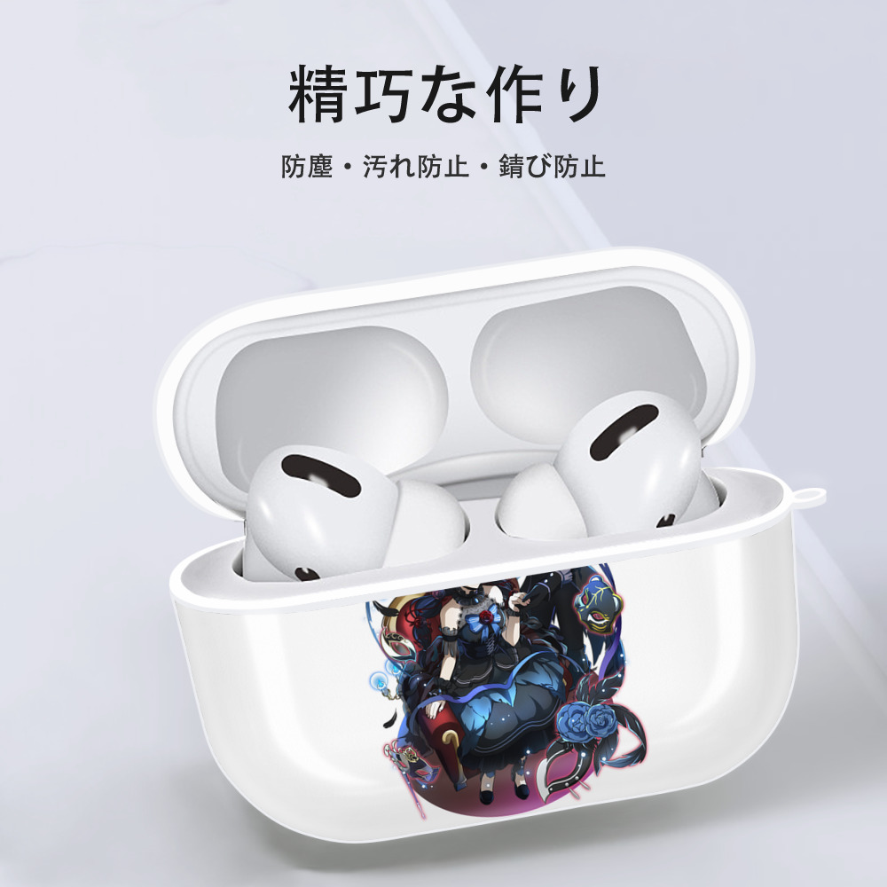 文豪ストレイドッグス Bungo Stray Dogs 【AirPods Pro用】ハードシェル保護ケース 耐衝撃・防指紋・カラビナ付き商品仕様