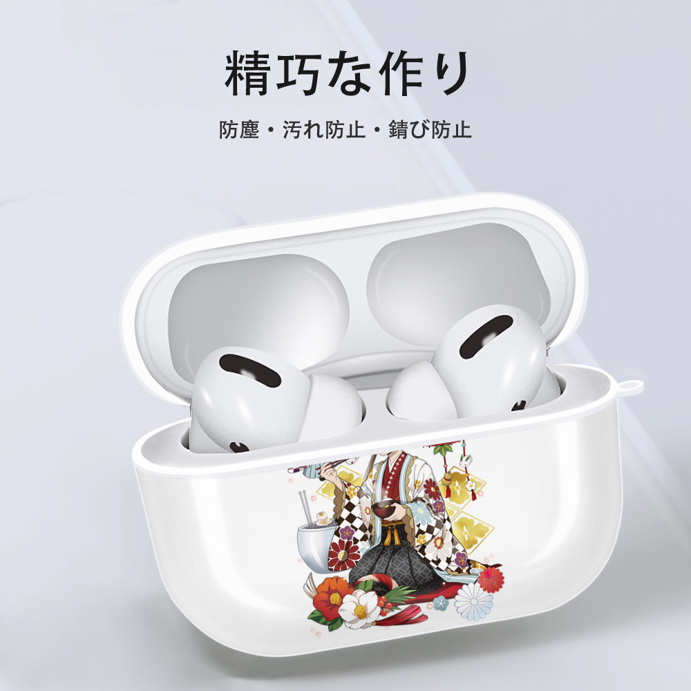 文豪ストレイドッグス Bungo Stray Dogs 【AirPods Pro用】ハードシェル保護ケース 耐衝撃・防指紋・カラビナ付き商品仕様