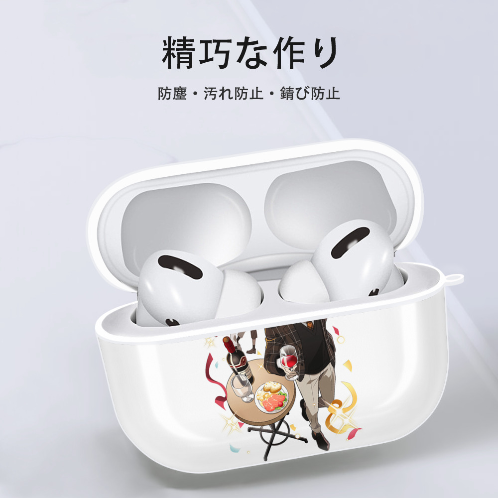 文豪ストレイドッグス Bungo Stray Dogs 【AirPods Pro用】ハードシェル保護ケース 耐衝撃・防指紋・カラビナ付き商品仕様