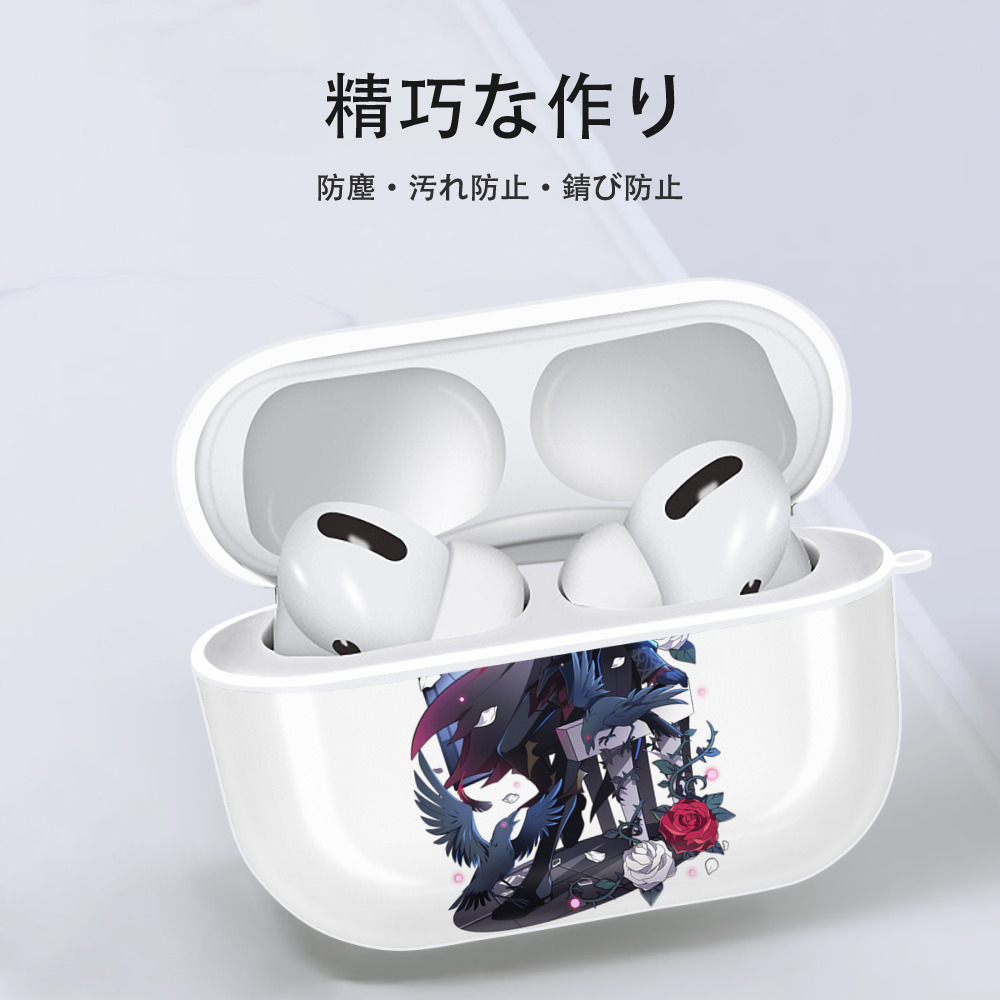 文豪ストレイドッグス Bungo Stray Dogs 【AirPods Pro用】ハードシェル保護ケース 耐衝撃・防指紋・カラビナ付き商品仕様