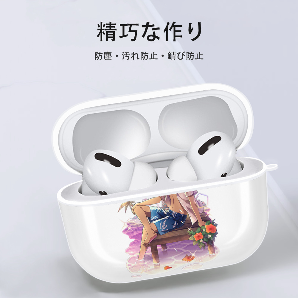 文豪ストレイドッグス Bungo Stray Dogs 【AirPods Pro用】ハードシェル保護ケース 耐衝撃・防指紋・カラビナ付き商品仕様