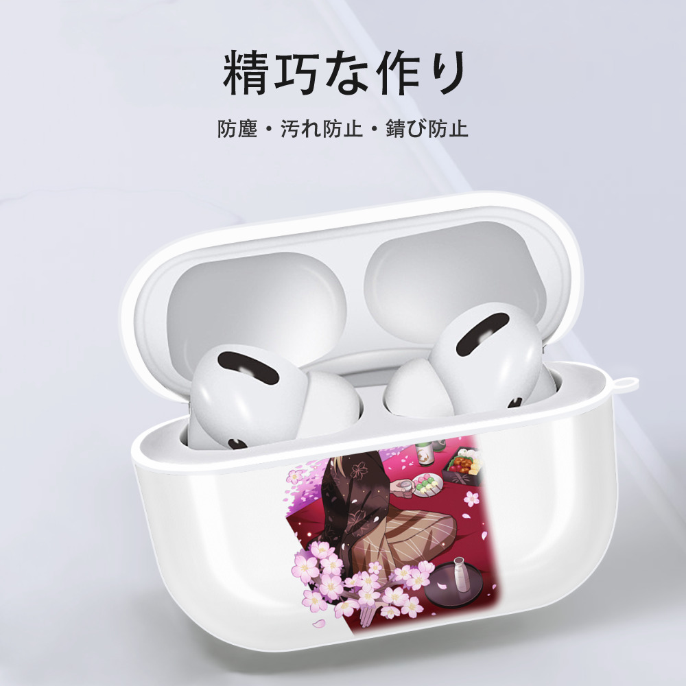 文豪ストレイドッグス Bungo Stray Dogs 【AirPods Pro用】ハードシェル保護ケース 耐衝撃・防指紋・カラビナ付き商品仕様