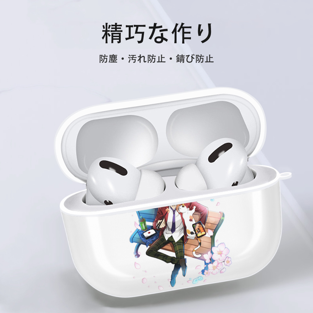 文豪ストレイドッグス Bungo Stray Dogs 【AirPods Pro用】ハードシェル保護ケース 耐衝撃・防指紋・カラビナ付き商品仕様