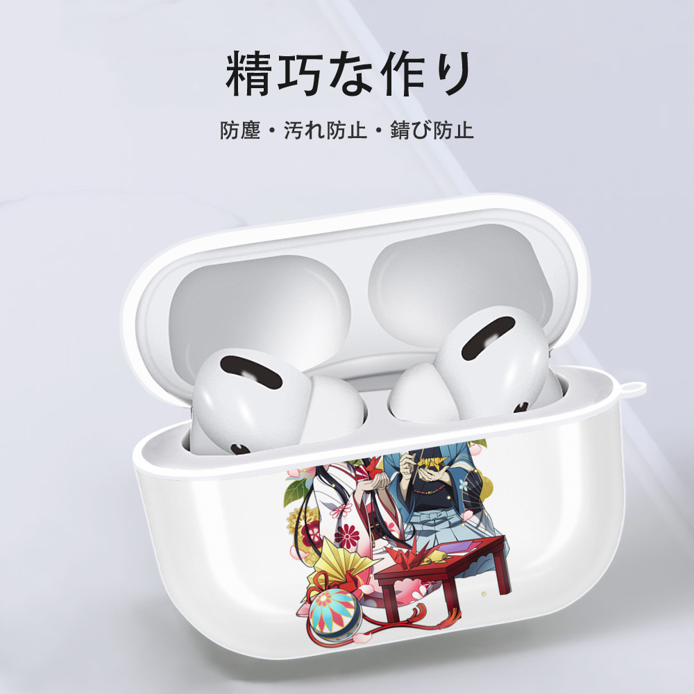 文豪ストレイドッグス Bungo Stray Dogs 【AirPods Pro用】ハードシェル保護ケース 耐衝撃・防指紋・カラビナ付き商品仕様