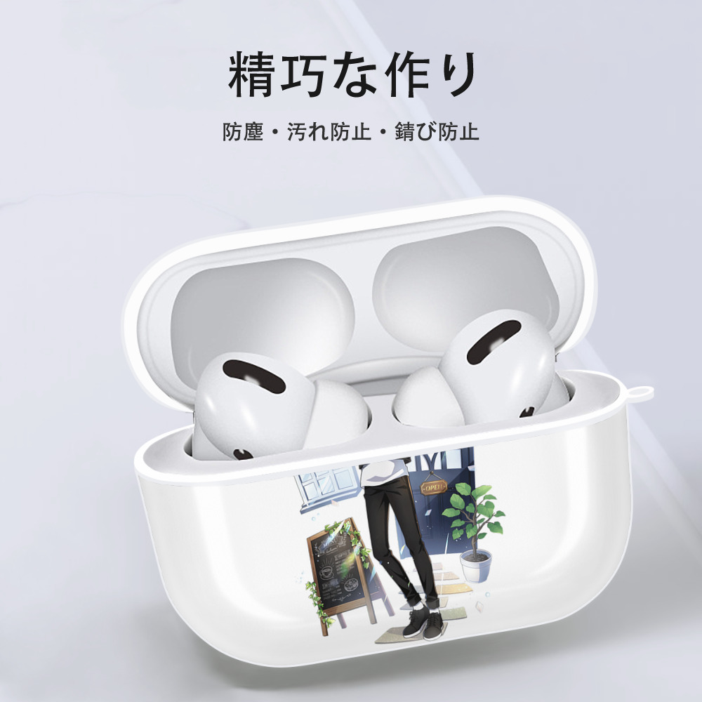 文豪ストレイドッグス Bungo Stray Dogs 【AirPods Pro用】ハードシェル保護ケース 耐衝撃・防指紋・カラビナ付き商品仕様
